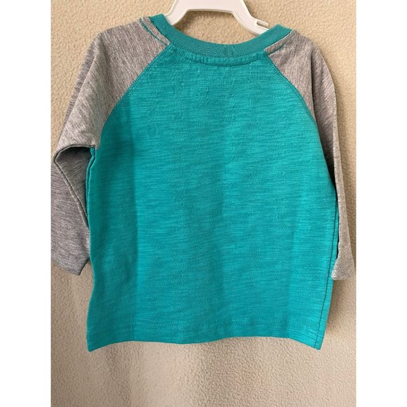 Peanut & Ollie Long Sleeve Striped & Little Rock Star Monster T-Shirts - 2-Pc Se - Picture 10 of 12